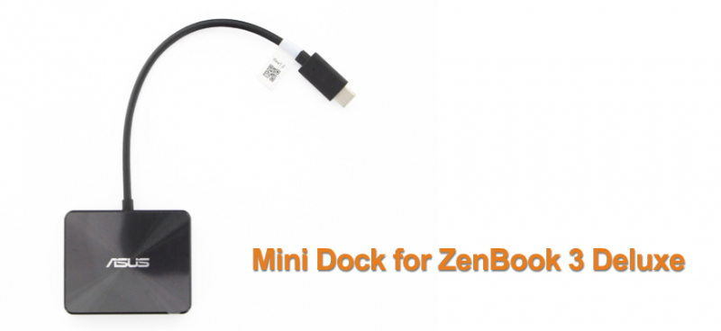 Asus mini dock station for ZenBook 3 deluxe