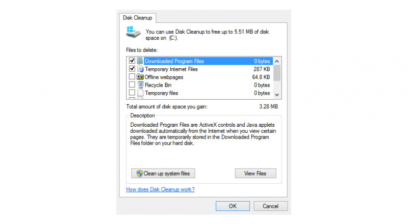 disk cleanup 