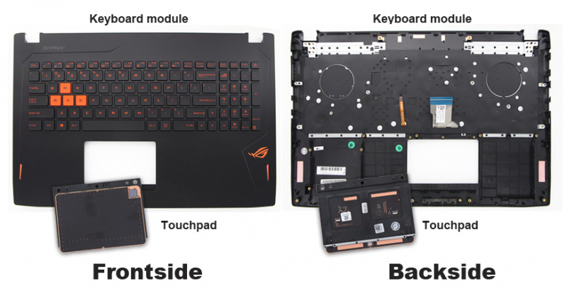 Keyboard and Touchpad for Asus Laptop