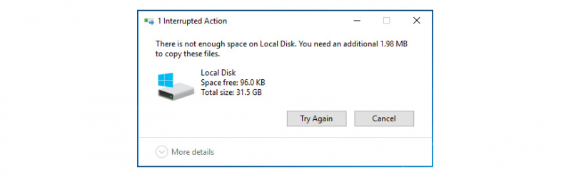 PC Lacks of Free Space