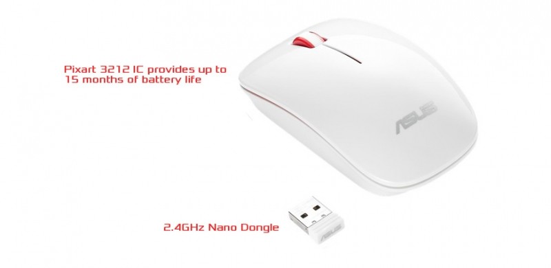  Asus White WT300 mouse