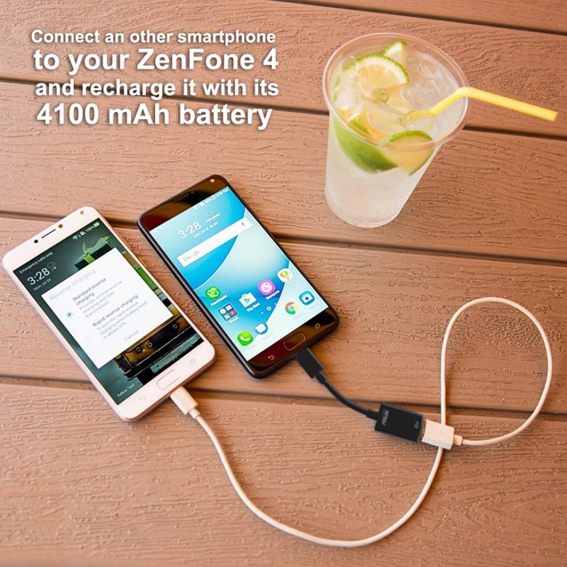 USB A to micro USB B adapter for ZenFone