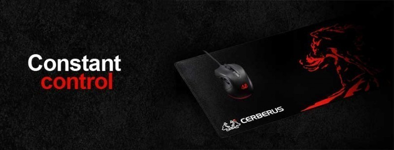 Cerberus Red Mat Mini Gaming Mouse Pad
