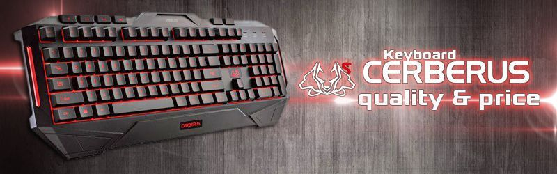 Cerberus keyboard, for an unique gamer experience