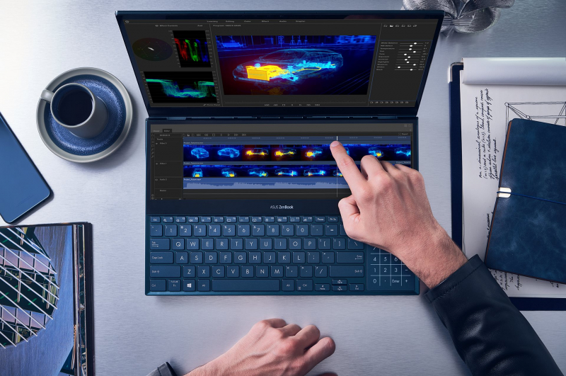 For its 30th anniversary, Asus showed the ZenBook Pro Duo