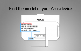 How to find the model of my Asus device?