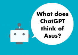 ChatGPT praises the Asus brand