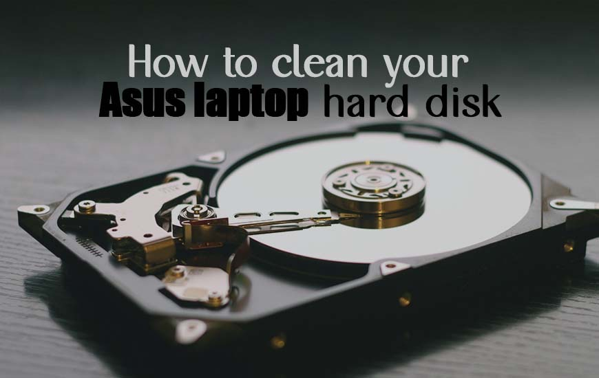 title of the article on a hard disk