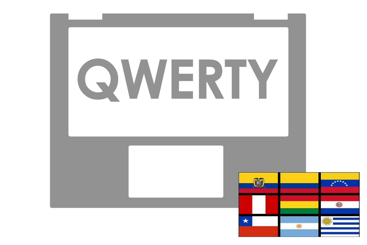 Asus Silver backlit Latin America QWERTY keyboard